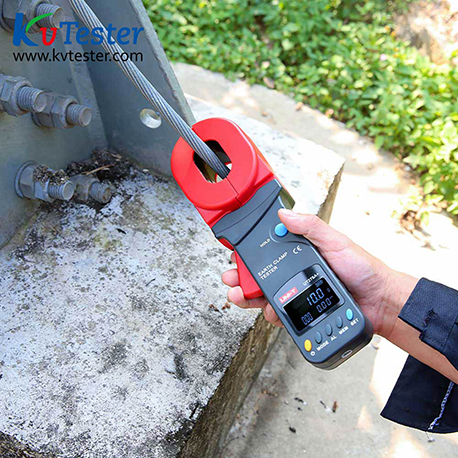 Clamp grounding resistance tester